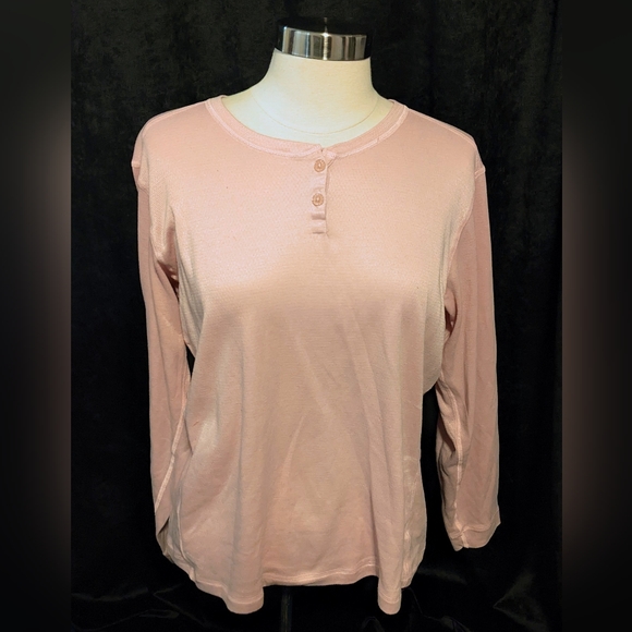 Patagonia Light Pink Long Sleeved Shirt- Women's XL - Picture 2 of 9